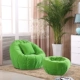 Beanbag vải rửa đơn phòng ngủ phòng ban công sống xoay giản dị thời trang tatami ghế sofa nhỏ - Ghế sô pha