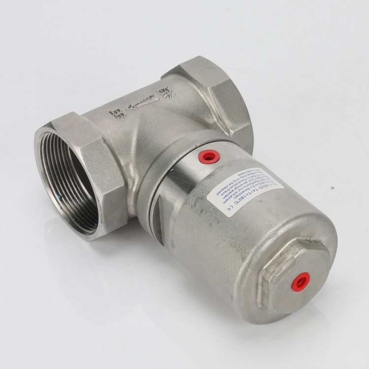 304 stainless steel pneumatically cut off valve automatic sprinklers modified pneumatic ball valve switch dehumidifier water valve DN50