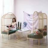 Диван для отдыха для отеля, брендовые шпильки для волос для двоих, в американском стиле, популярно в интернете