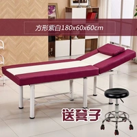 180x60 шириной шестиноги с пурпурным и белым квадратным головным стулом полным