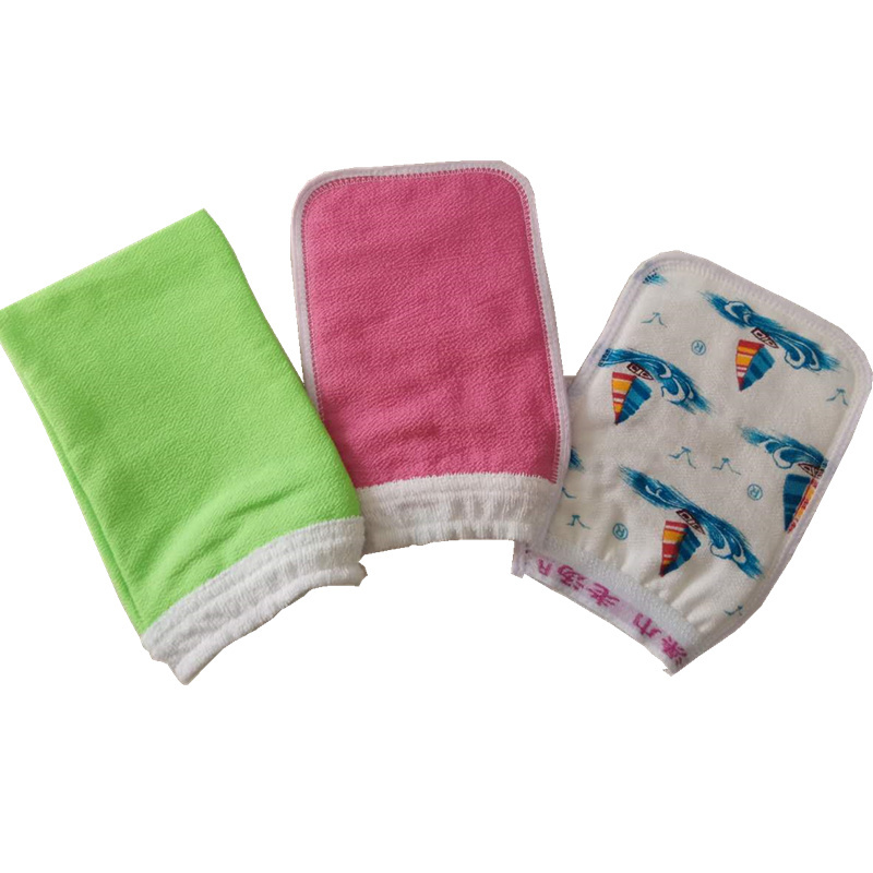 Laotang Double-Layer Fine Sand, Medium Sand, Coarse Sand Strong Exfoliating Bath Towel, Towel Lining Bath Towel, 3-Piece Set