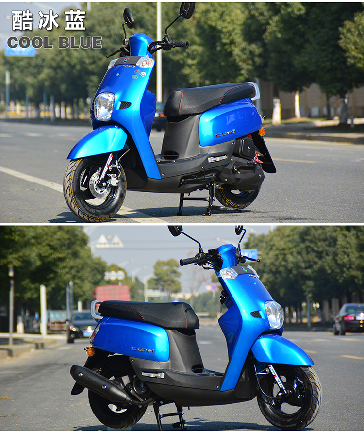 New Lin Haiguo ba 100CC mát CUXI scooter nhiên liệu booster đầu máy xe hoàn chỉnh có thể được trên thẻ