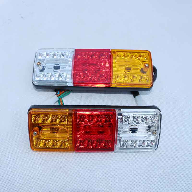 Zongshen Original factory Electric tricycle tail light 48V60V assembly rear brake light direction lamp plug line fitting side