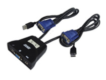 LANBE Blue Treasure 2 Port USB KVM automatic switcher LS-21US machine one special promotion