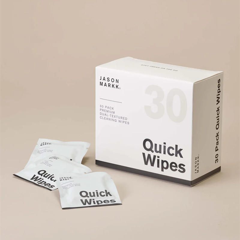 Jason Markk Wipes Portable Shoe Cleaning and Stain Removal Wet Wipes Aj Sneaker Cleaning Magic 30-Pack