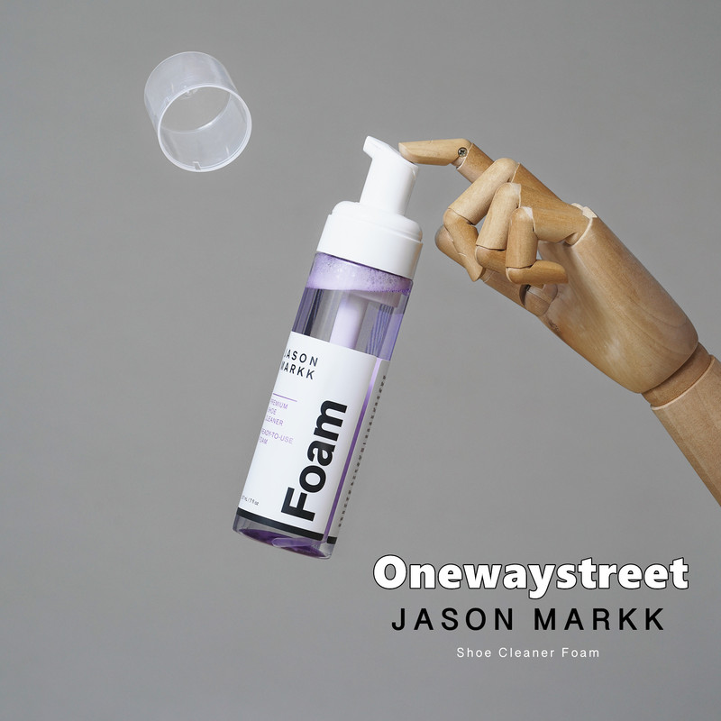 Jason Markk Foam Cleaning Agent for Shoes, Sneaker Mesh, Yeezy, Aj, Suede, and Nubuck Stain Remover
