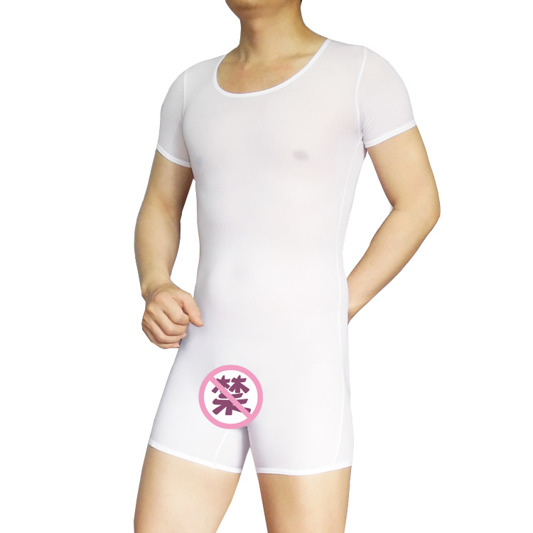 Bộ đồ ngủ nam Bộ đồ lụa nam lụa tơ tằm nội y siêu mỏng