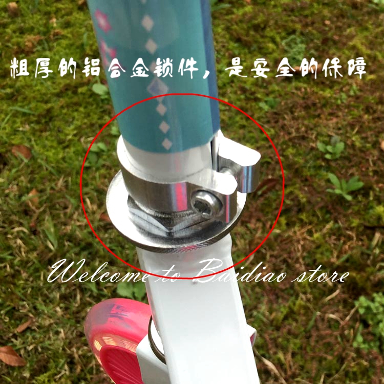 Xuất khẩu Ý gốc xác thực có thể gập lại có thể điều chỉnh cao và thấp 2 bánh xe scooter xe đẩy em ice lãng mạn Công Chúa xe đạp trẻ em 3 tuổi