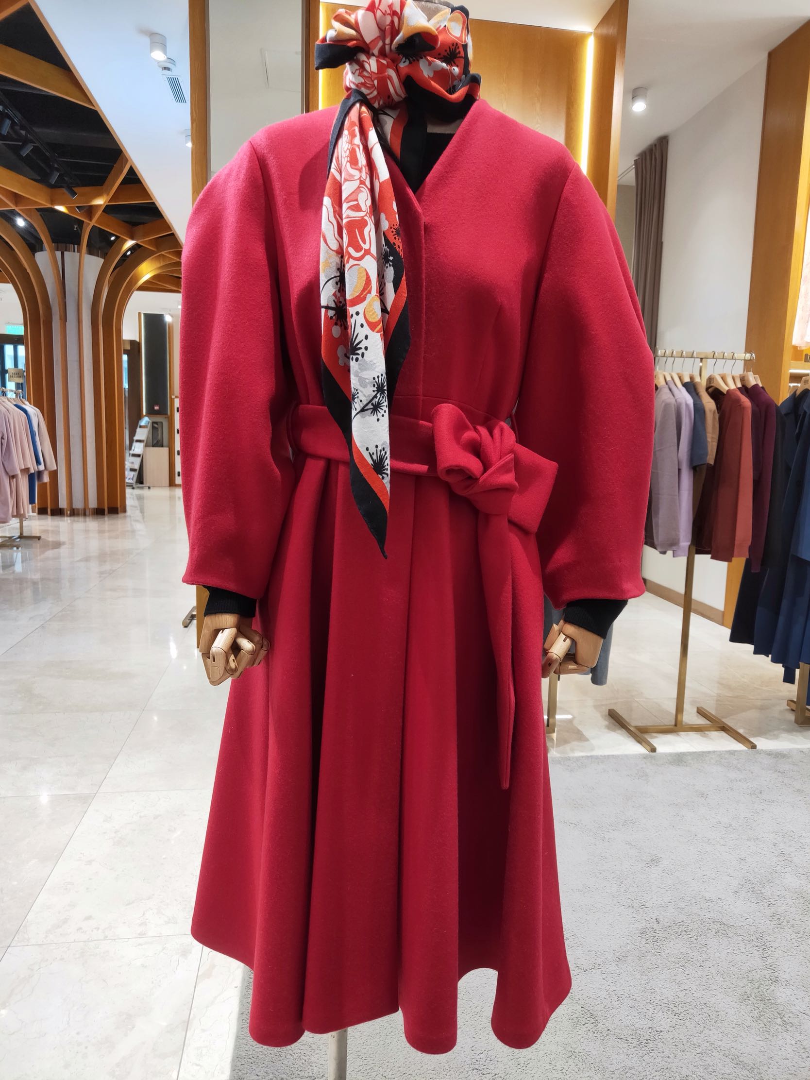 (Discount spot) Mongolia GOBI Cashmere Palace Bubble Sleeve with a thick coat of 100 % cashmere