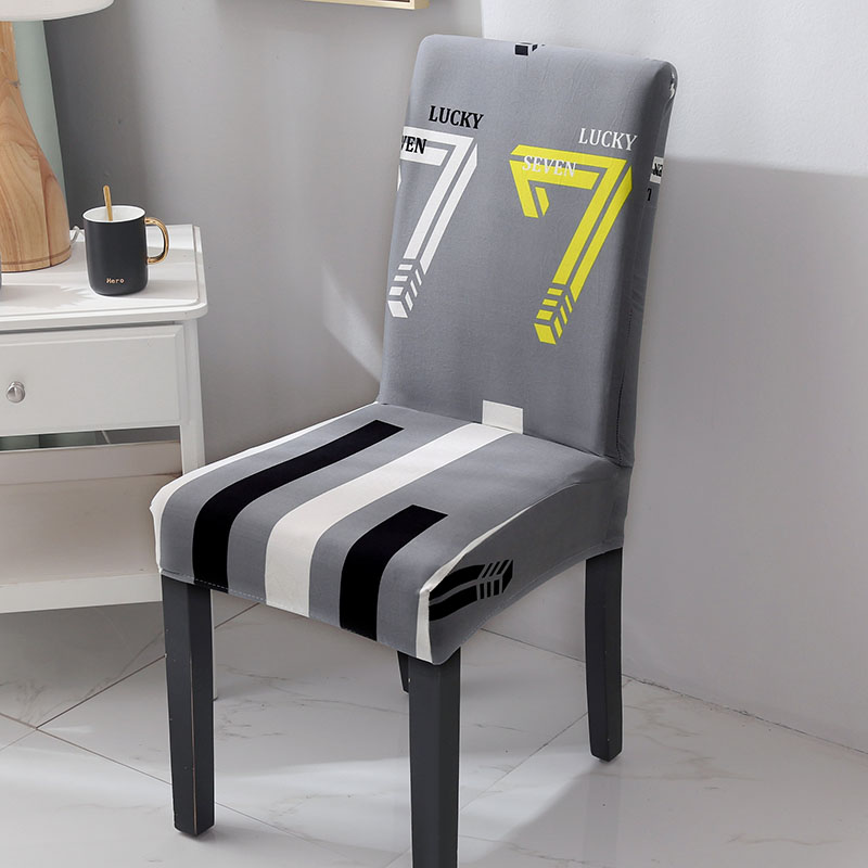 Elastic chair cover hood Home minimalist modern Four Seasons universal stool package table and chairs cover cloth art all-bag chair cover