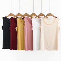 Mom loaded in summer 100 lap sleeveless sleeveless vest plus fattening up mid-aged 40-year-old home cotton sashimi blouse