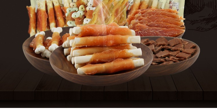 Jin Duole Dog Snacks Betty Molar Snacks Túi quà tặng Molar Gậy Làm sạch Răng Cookies Cookies Gà Gậy - Đồ ăn vặt cho chó thức ăn cho chó pedigree