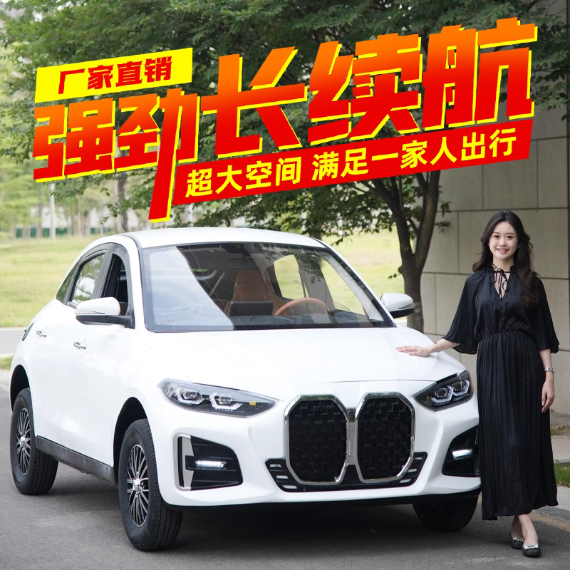 Electric Four-Wheel Vehicle for Home Use, New Energy Small Mobility Scooter for Women, Dual-Fuel Car for Seniors, 2026 New Model