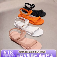 Сандалии 现货新款巴西梅丽莎凉鞋melissa sun 人字平底女鞋沙滩鞋果冻鞋