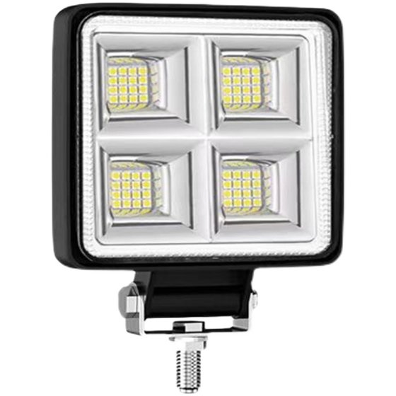 굴삭기 LED 작업 조명 12V24V 범용 슈퍼 밝은 난시 충격 방지 트럭 스포트라이트 후크 기계 LED 반전 조명