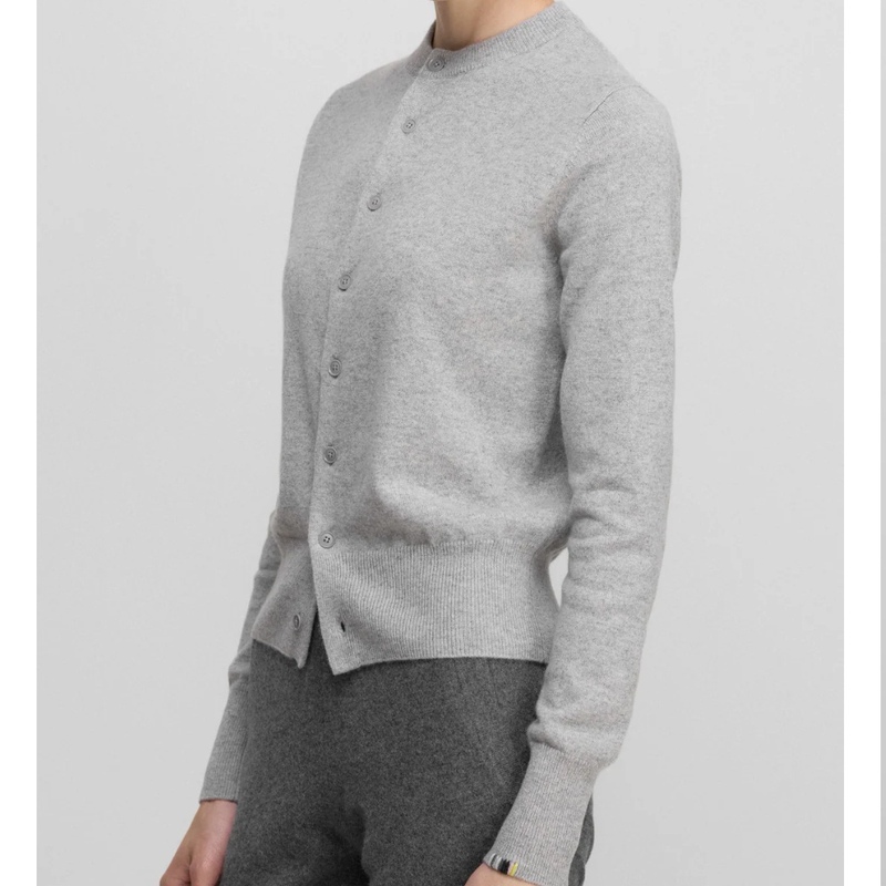New Colors Available for Export to the Netherlands and Northern Europe: Women's Classic, Comfortable, Stress-Free 100% Cashmere Knit Cardigan