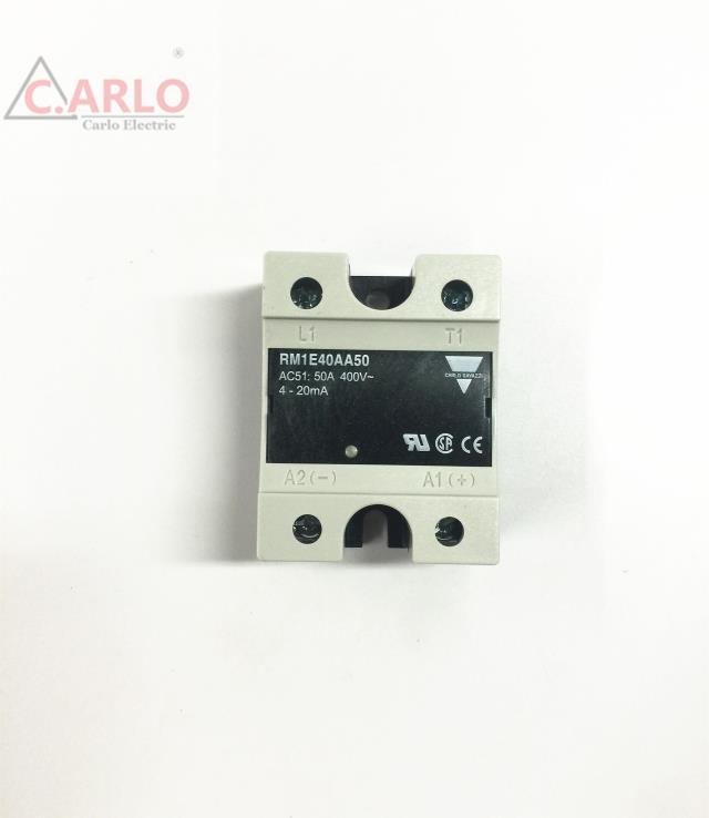 RM1E40AA50 Swiss Jiale PROGRAM GOOD STABILITY ANALOG 4-20MA SINGLE PHASE SOLID STATE RELAY 50A