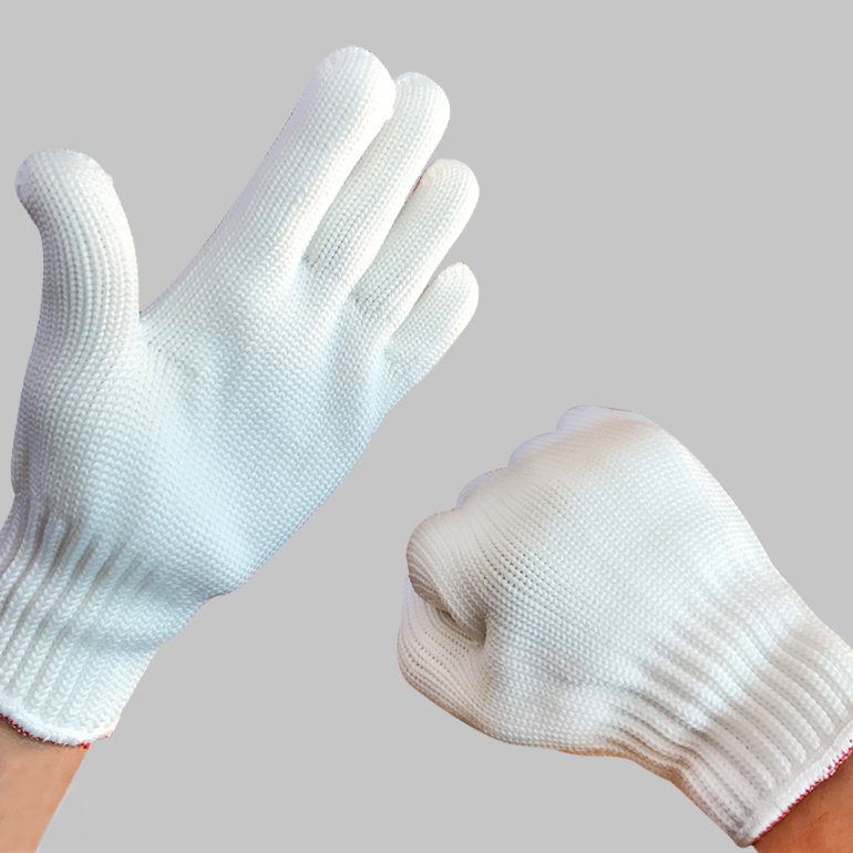 Nylon high temperature resistant gloves, dust-free gloves, lint-free gloves, microwave oven, 500 grams of heat-insulating gloves, thickened
