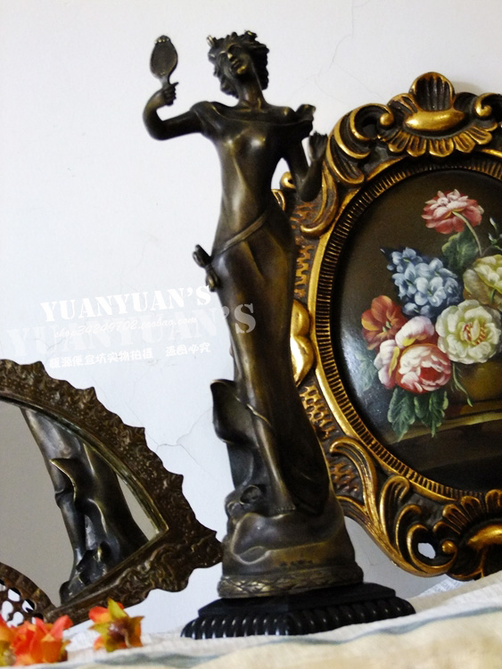 Atlantic Vintage Antique Collection European Bronzer Big Numbers Artist Signature for Mirror Dressings Teenage Girl Pendulum-Taobao