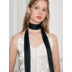 Skinnyscarf pure color slender strip narrow silk scarf female scarf small scarf belt hair belt tied bag ribbon streamer