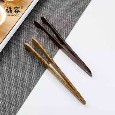 Tea clip Solid wood tea clip Teacup clip tweezers Tea clip Tea tweezers Tea making tools Kung Fu tea accessories