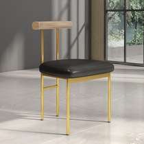 Designer Brief Light Extravagant Dining Chair Western Dining Entertainment Chair Home Backrest Coffee Hall Casual Stainless Steel Talks Chair