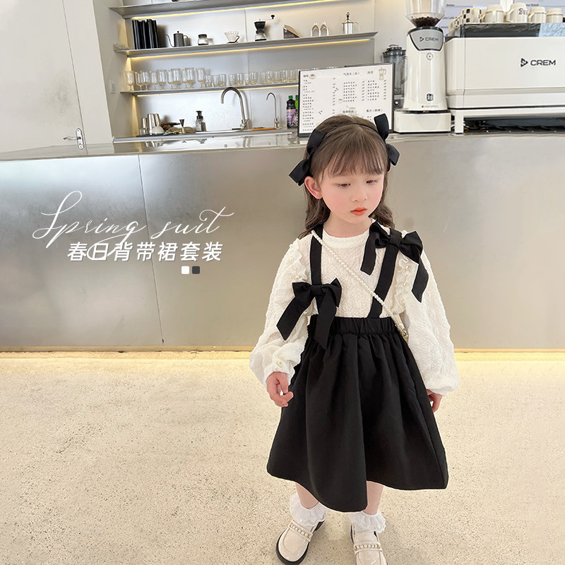 Egg roll mm girl's shirt spring 2022 new western style Korean version children's suit top baby spring and autumn solid color shirt