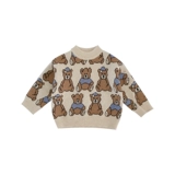 Демисезонный осенний свитер, утепленный детский трикотажный пуховик, в западном стиле