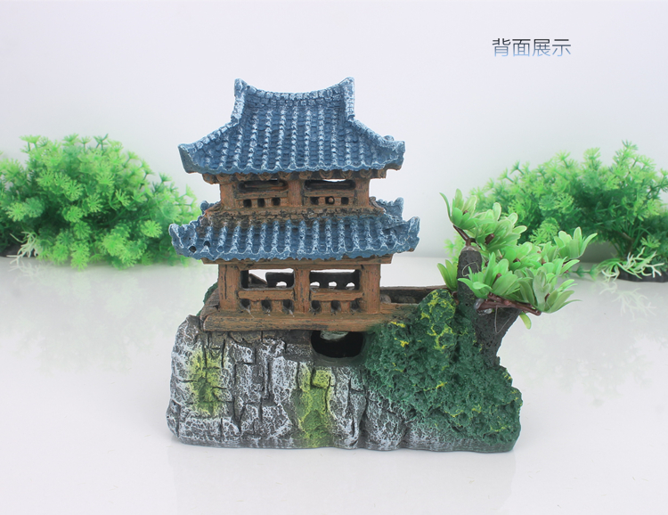 Trang trí hồ cá Cầu đá cảnh quan Cầu mô phỏng Cầu đá giả Cầu vòm Cầu nước Cỏ nền Trang trí lớn - Trang trí nội thất các đồ vật để trang trí nhà ở