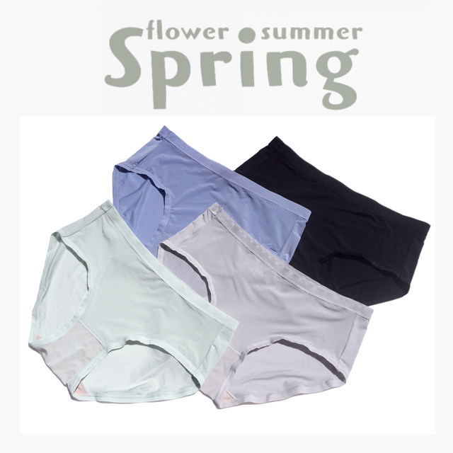 Summer ແຫ້ງໄວ breathable ice-feel elastic modal ice silk triangle underwear ຂອງໄວຫນຸ່ມ hip-ກວມເອົາກິລາແອວກາງຕ່ໍາ