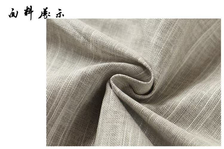 Mùa hè người đàn ông mới của linen casual cắt quần của nam giới lỏng kích thước lớn đàn hồi cao eo vẽ bông và quần linen nam