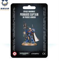 The Warhammer 40k Interstellar Fighter Primaris Captain in Phobos Armour