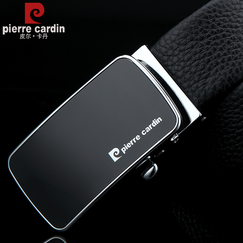 Pierre Cardan Leather Strap Man Genuine Leather Automatic Buckle New Business Casual Men's Belt Head Layer Pure Bull Leather Pants Strap 