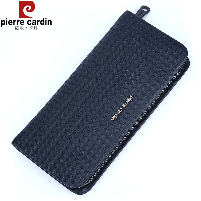 Pilkardan men's handbag new tide men's head skin handbag and blue leather handbag wallet