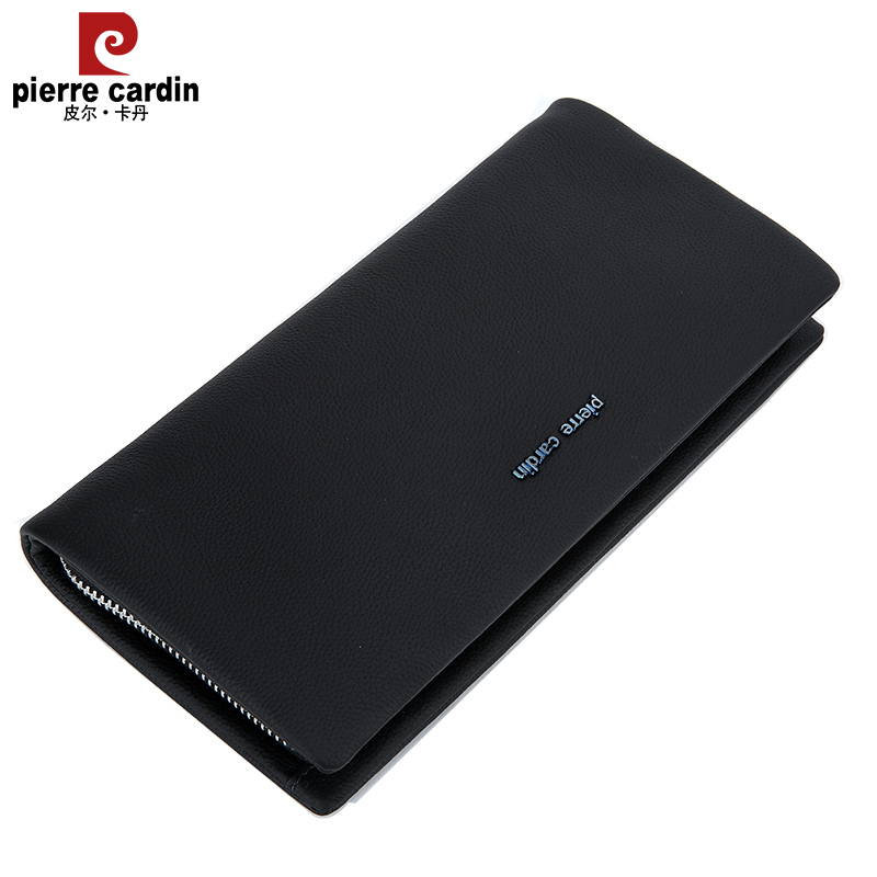 Pierre Carden men's handbag leather fashion business men's clutch bag casual men's clutch bag soft leather long version wallet