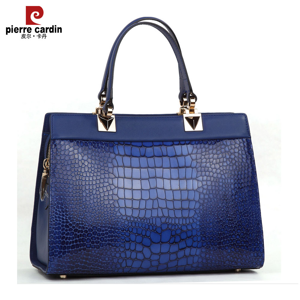 Pilkardon crocodile tattooer genuine leather girl handbag Bull Leather Handbag and American Lady handbag Hit Color Fashion New
