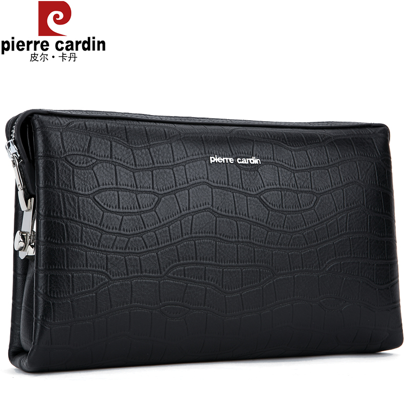 Pilkardon handbag headlayer cow leather male fashion young hand bag men's large capacity men's handbags genuine leather