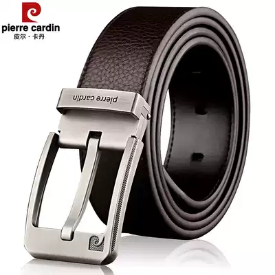 Pilcalden belt leather men's head layer cowhide pin buckle leather belt youth wide belt business and leisure