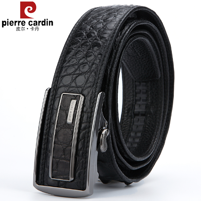 Pilkaden Men's Belt Brand Avocado Leather Automatic Buckle Leather Belt Genuine Leather Belt Men Business Casual Pants Belt