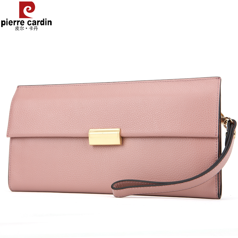Pierre Carden Ladies Wallet Pouch New Leather Women's Wallet Long Edition Coin Purse Cowhide Women's Handbag Large Capacity