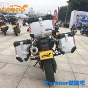 LOBOO củ cải xe máy ba hộp BMW F800GS F700GS nhôm bên hộp hộp đuôi phát hành nhanh thân