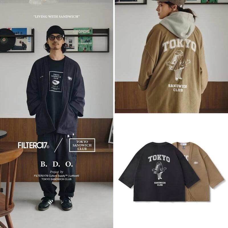 Filter017 Collaboration with Meilade Style Japanese-Style Robe Jacket Corduroy Wild Style Jacket Sandwich