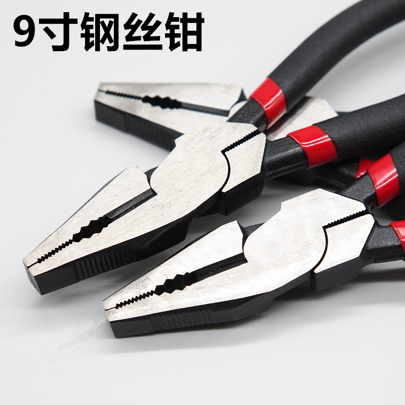Old Tiger Pliers Heavy Multifunction Labor-saving Wire Pliers Electric Industrial Grade Wire Pliers Big Broken Wire Pliers Pull 10 Inch
