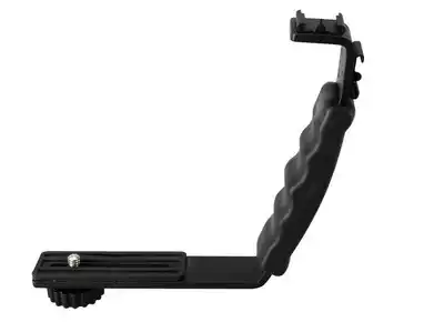 Camera flash bracket bracket DV bracket Photographic fill light support frame Single L-shaped bracket bilateral frame