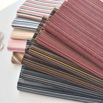 Corduroy fabric cotton cotton temperament striped autumn clothes pants shirt childrens dress L