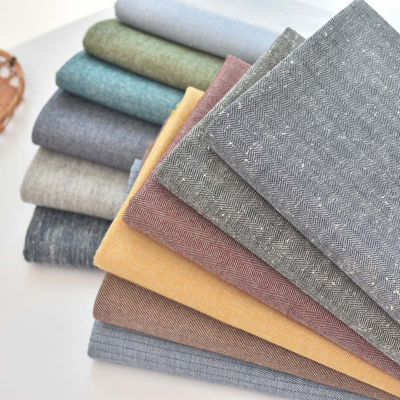 Small dough autumn and winter brushed fabric pure cotton cotton fabric clothing clothes children's clothing pants skirt DIY handmade L