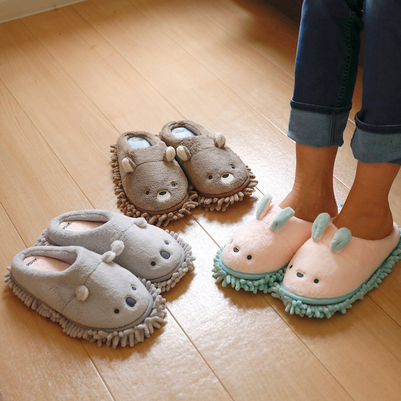 Japan imports zooie brown bear colatan female home with super super absorbent speed dry sloth cleaning snow Neil slippers