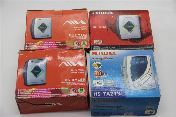 Original stock Aihua HS-TA213 PS183 RM186 portable tape player retro random listening