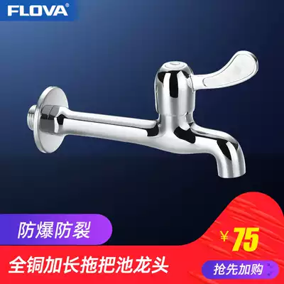 Fenghua single handle single cold copper 4-point home use extended toilet basin Mop pool Laundry pool nozzle faucet