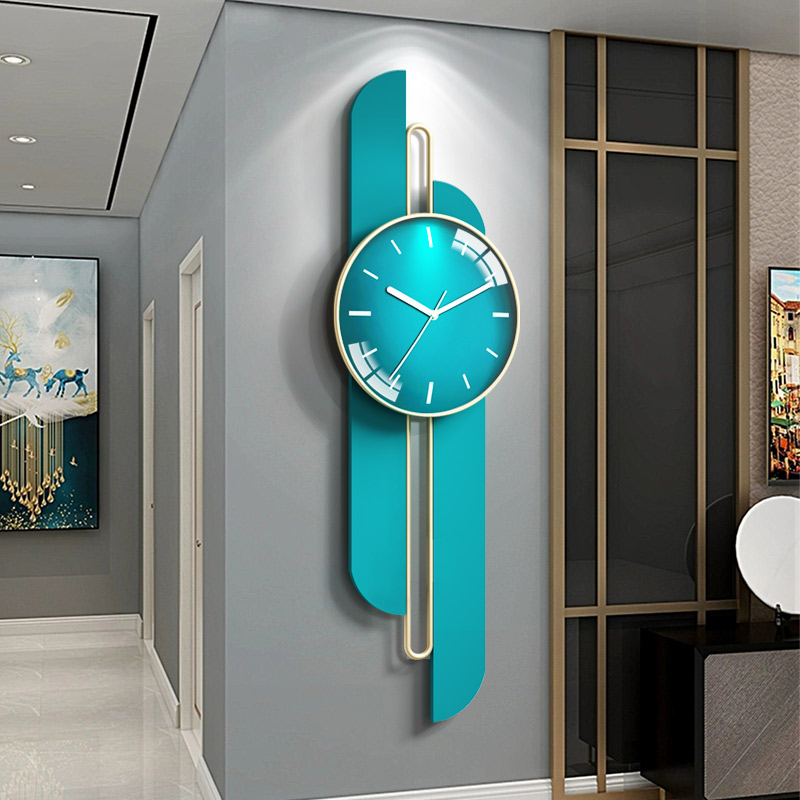 Modern minimalist clock living room wall clock home fashion creative atmosphere wall watch wall decoration net red clock mute